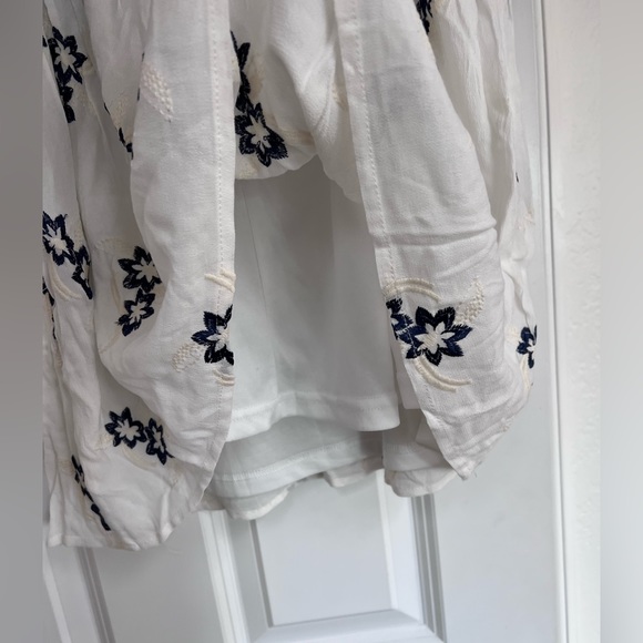 Torrid Chambray floral baby doll top - Picture 8 of 10